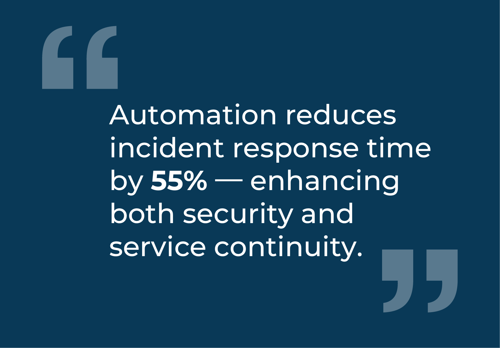 automation statistics ITOM